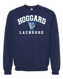 Hoggard Lacrosse Logo Navy Crew - Orders due  Thursday, February 29, 2024